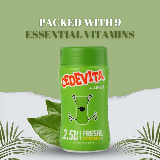 Cedevita Lime (3 x Cedevita Lime Instant Mix 200g Power 2.5L)