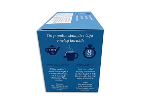 Kruidenthee uit de Alpen - 4 verpakkingen van 20 zakjes (80 theezakjes) (Balance Tea 80 zakjes)