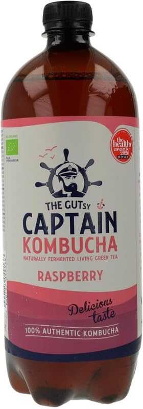 Captain Kombucha Raspberry, 12 x 400 ml