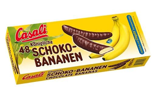 Casali Chocolate Bananas Pack of 48 - 600 g - 6 x