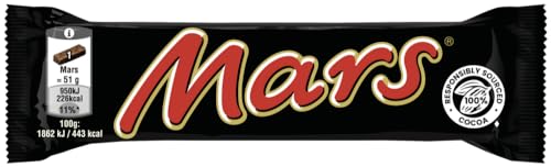 Mars Classic Single, Pack of 32 (32 x 51 g)