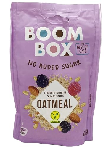 16 Pack BOOM BOX Havermout – gezonde ontbijtselectie (Berry, Amandel - 60g)
