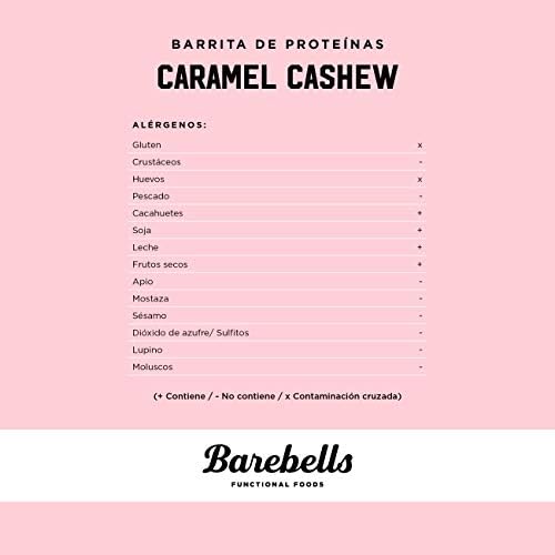 Barebells protein bar caramel cashew, 660g 10014323