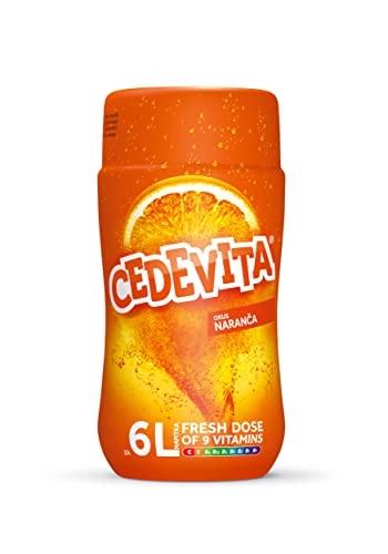 Cedevita Lemon/Cedevita Orange Instant Vitamin Shower Powder 2 x 455 g Makes 12 L Juice Alcohol-Free