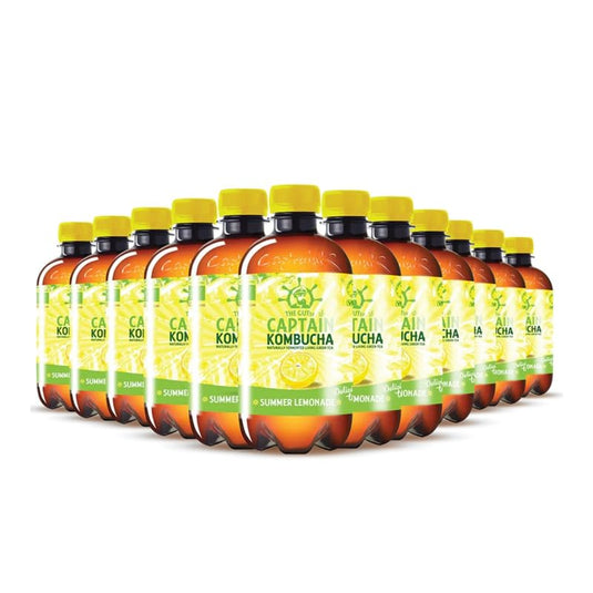 Eko Organic Captain Kombucha Summer Lemonade 12 x 400 ml