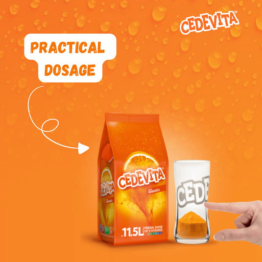 Verpakking van 1 - Cedevita Orange 9 Vitamins Maakt 11,5 L