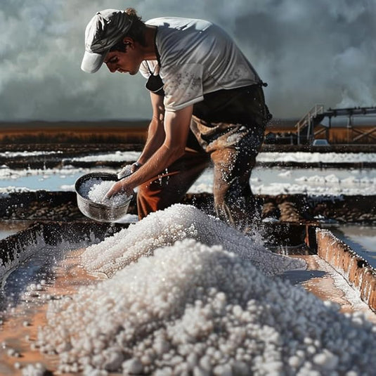 Solni Cvet - Fleur de Sel 125 g (Beschermde Oorsprongsbenaming) - puur biologisch en ongeraffineerd zeezout - geschikt voor koken en tafelzout (6 stuks)