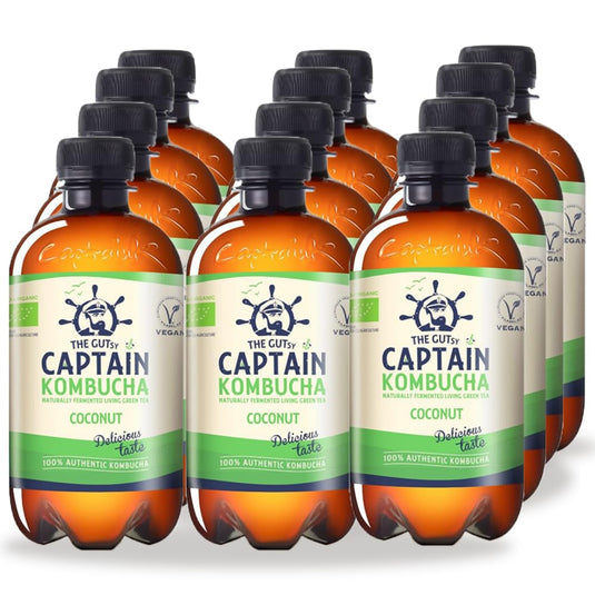 Captain Kombucha Coconut Summer Beach, 12 x 400 ml