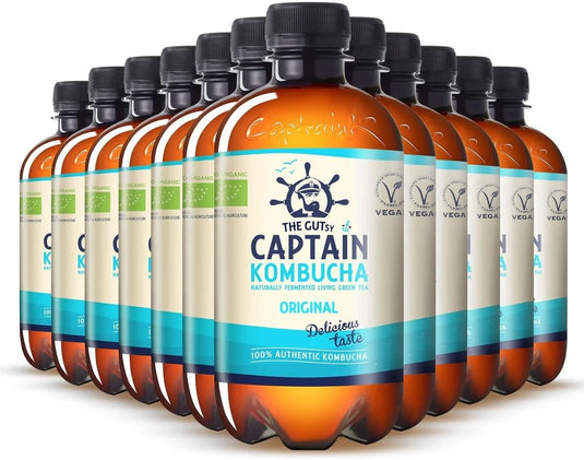 The Gutsy Captain Kombucha Original 12 x 400 ml