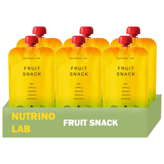 NUTRINO LAB FRUIT SNACK – apple, mango, papaya, banana 6 x 200g