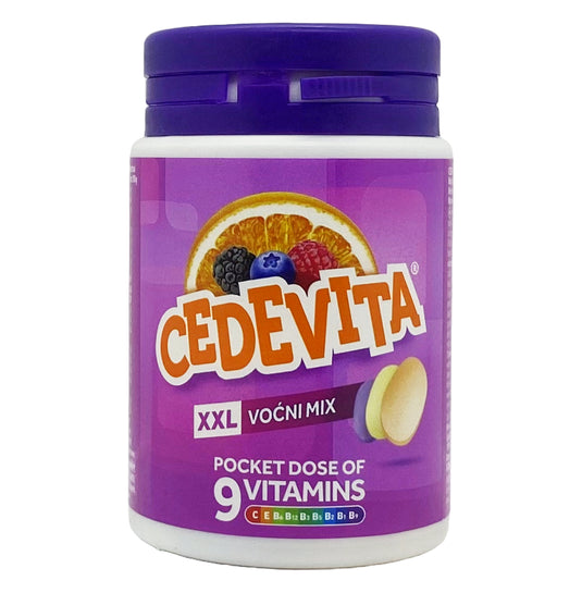 Verpakking van 15 - 58,5 g Cedevita Multivitamine Gezonde en Zoete Snoepjes (Gummies)