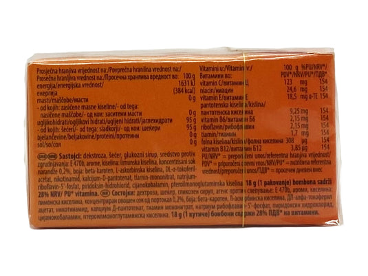Cedevita Multivitamine Gezonde en Zoete Snoepjes (Oranje)