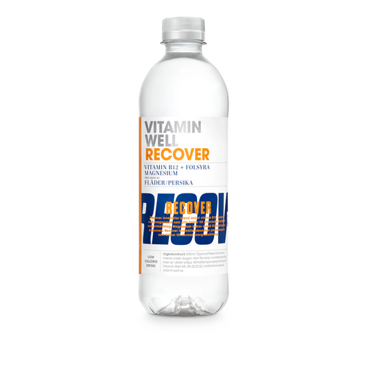 Vitamin Well Recover – 12 x 500ml Bottles | Refreshing Drink with Essential Vitamins