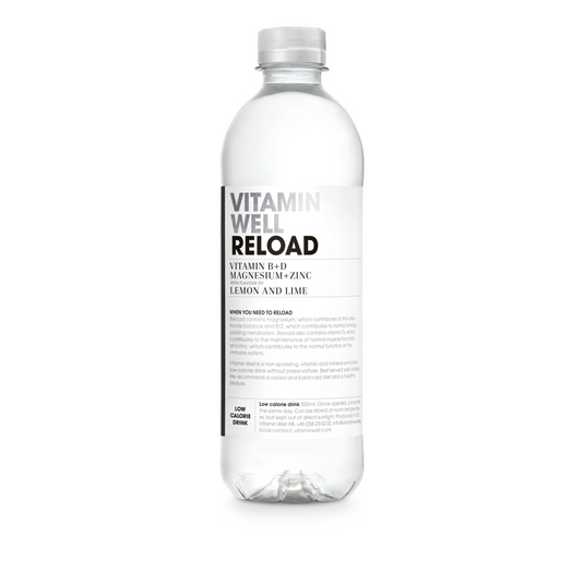 Vitamin Well RELOAD  – 12 x 500ml Bottles | Refreshing Drink with Essential Vitamins