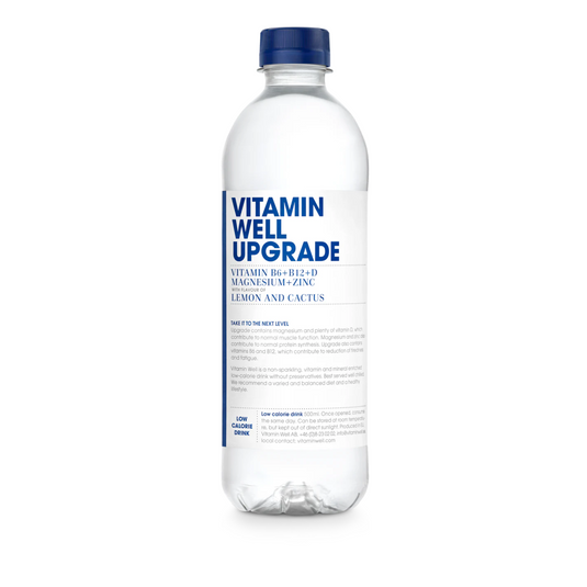 Vitamin Well UPGRADE – 12 x 500ml Bottles | Refreshing Drink with Essential Vitamins