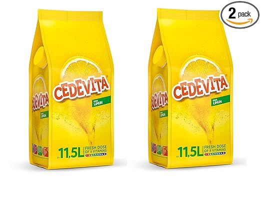 Cedevita Lemon 2 x 900 g Lemon Powder Makes 23 L Juice -  Alcohol-free from Croatia