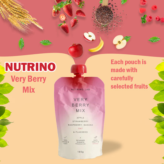Nutrino apple strawberry raspberry 10 x 100g