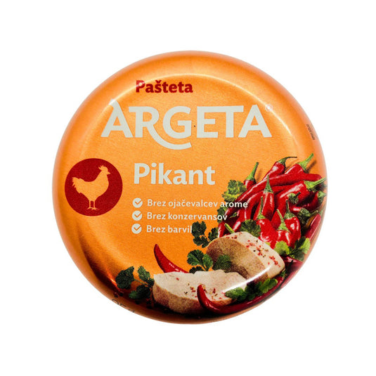 Argeta Pate Zonder conserveermiddelen in Potten (Picant Pate 14 Potten van 95 gr.)