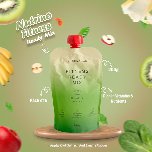 NUTRINO LAB FITNESS MIX – apple, kiwi, spinach, banana 6 x 200g