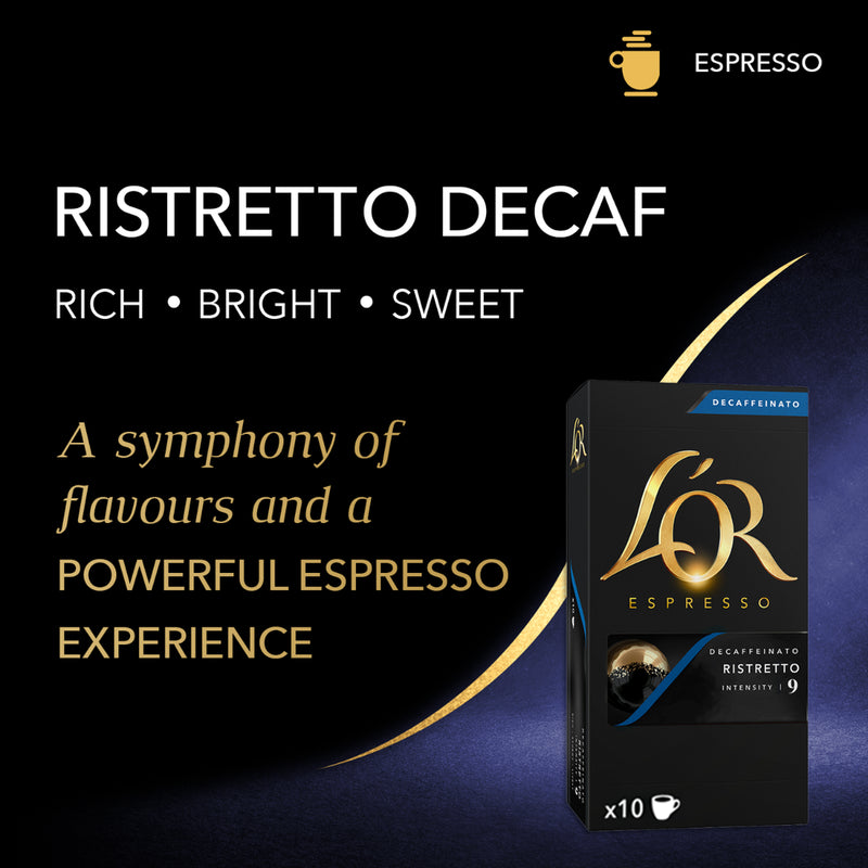 Load image into Gallery viewer, Ristretto Decaffeinato L&#39;OR 10CAPS.
