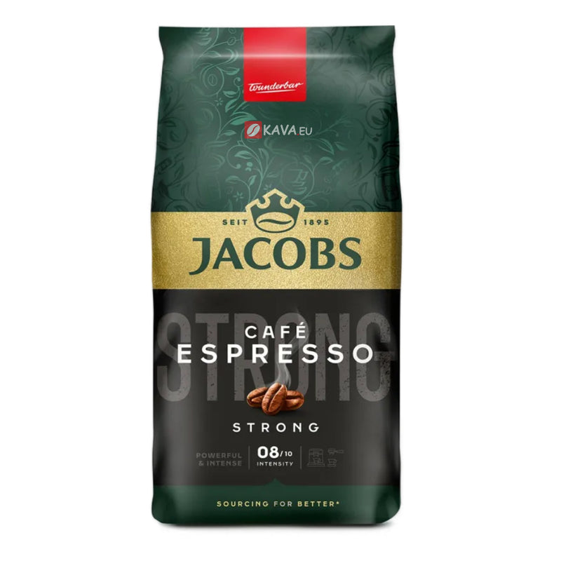 Load image into Gallery viewer, Jacobs Café Espresso Strong 1 kg – Whole Bean Dark Roast Coffee for Espresso, Latte &amp; Cappuccino
