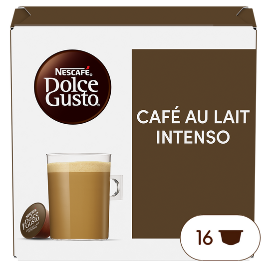 Café au Lait Intenso DOLCE GUSTO CAFE BUNDLE - 48CAPS.  Bold and nuanced
