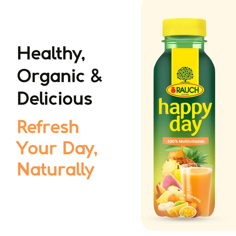 Load image into Gallery viewer, RAUCH Happy Day Multivitamin 100% Juice 0.33 L PET (12 Pack)
