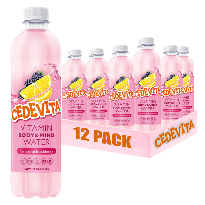 Load image into Gallery viewer, Cedevita Multivitamin drink (lemon and blackberry) 12 pack of 0,5 L bottles
