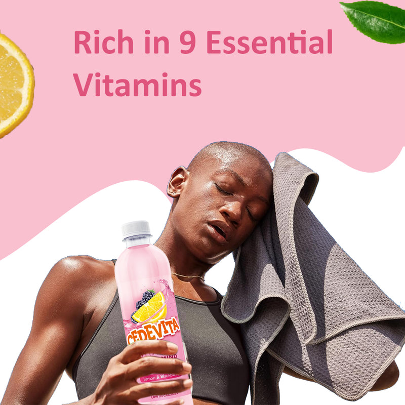 Load image into Gallery viewer, Cedevita Multivitamin drink (lemon and blackberry) 12 pack of 0,5 L bottles
