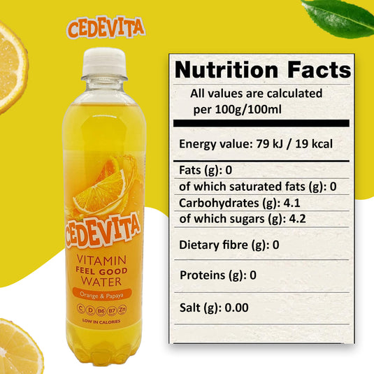 Pack of 12 Cedevita Multivitamin Drink (Orange & Papaya)