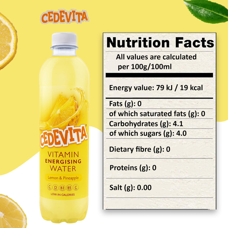 Load image into Gallery viewer, Pack of 12 - Cedevita Multivitamin Drink (Lemon &amp; Pineapple)
