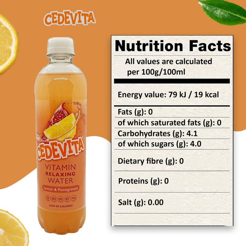 Load image into Gallery viewer, Cedevita Multivitamin Drink (Lemon &amp; Pomegranate) 12-Pack
