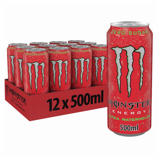 Monster Energy Drink Ultra Watermelon 500 ml - 12 Tins