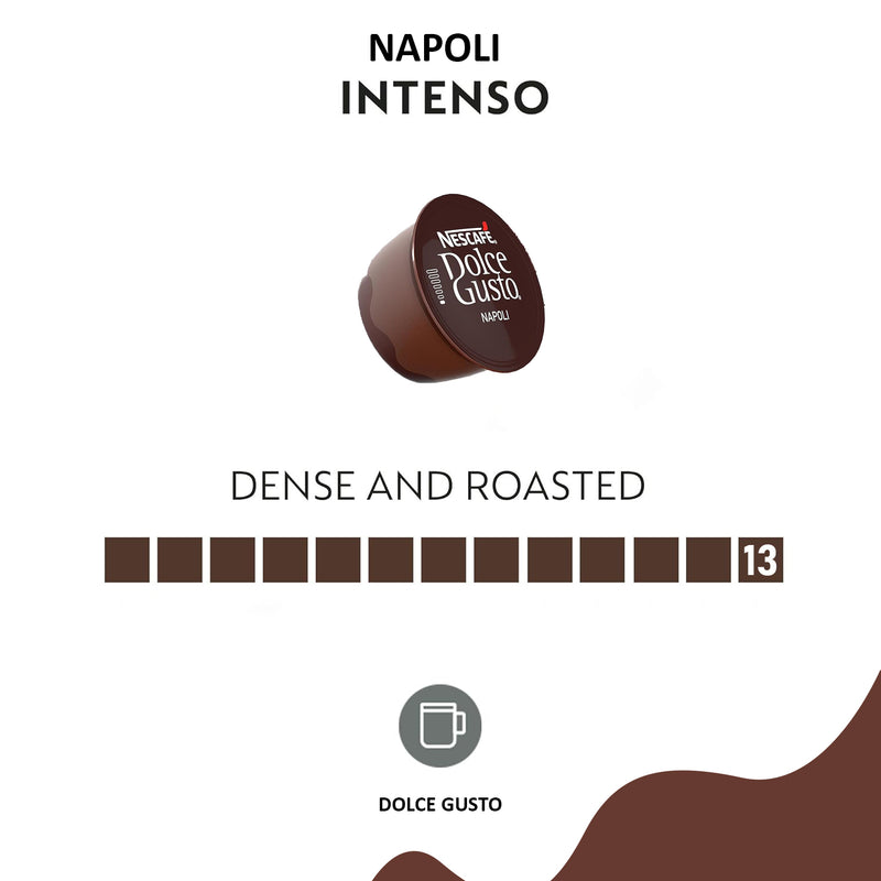Load image into Gallery viewer, Espresso Napoli capsules DOLCE GUSTO 16CAPS.
