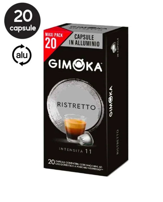 GIMOKA NESPRESSO ALUM. 20CAPS. RISTRETTO