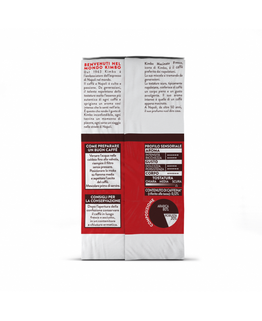Kimbo Fresco Ground Coffee 250g.