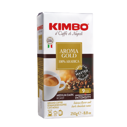 Load image into Gallery viewer, Kimbo Aroma Gold 100% Arabica Ground Coffee 250g
