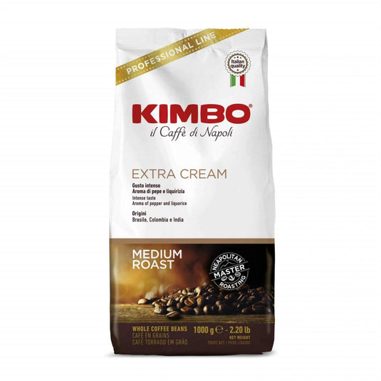 KIMBO Extra Cream Coffee Beans - 1kg