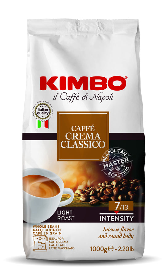 KIMBO Caffè Crema Classico 咖啡豆 – 1 公斤