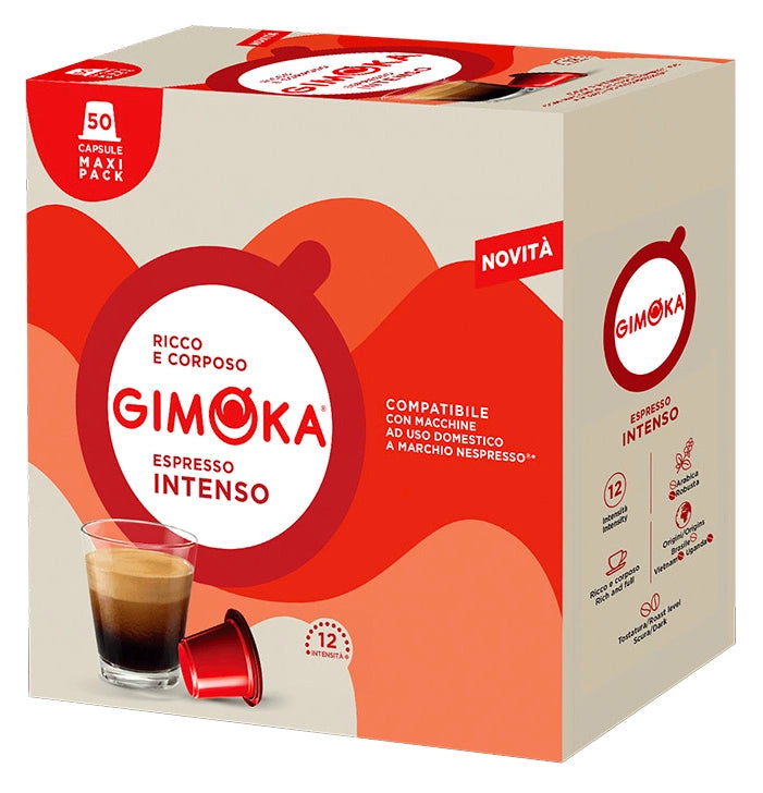 Load image into Gallery viewer, GIMOKA NESPRESSO 50CAPS. ESPRESSO INTENSO
