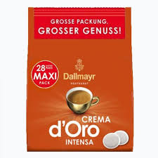 DALLMAYR 28PCS CREMA D'ORO INTENSA SENSEO PADS