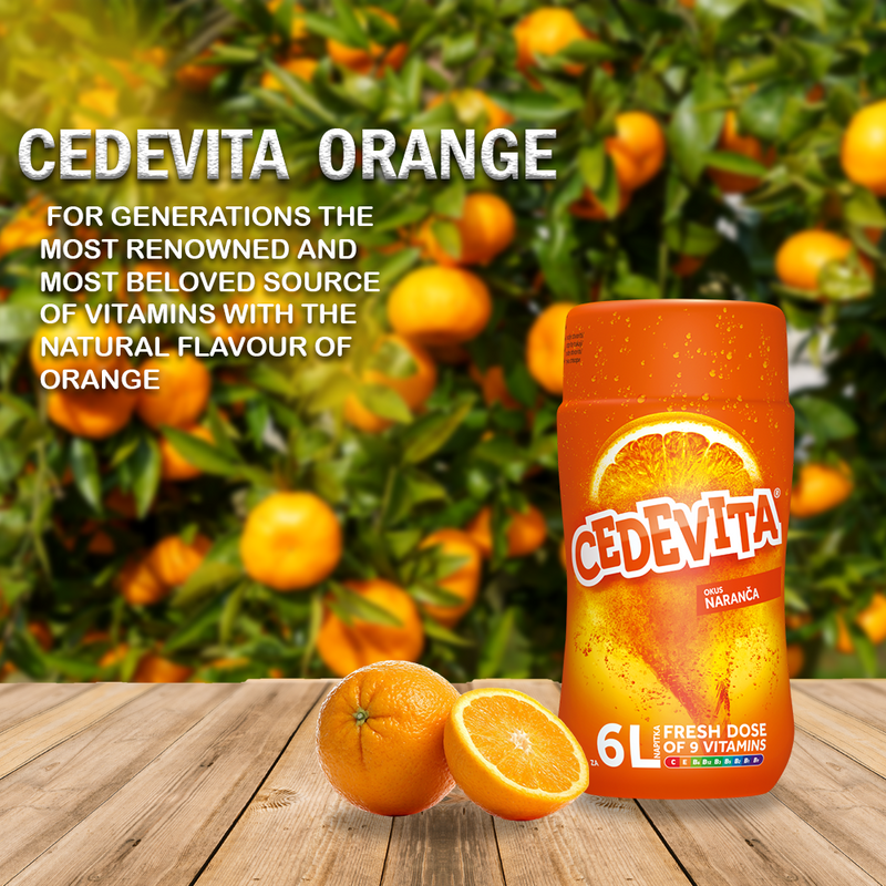 Load image into Gallery viewer, Cedevita Instant 9 Vitamins Drink in Granules (for 6 litres of Drink)
