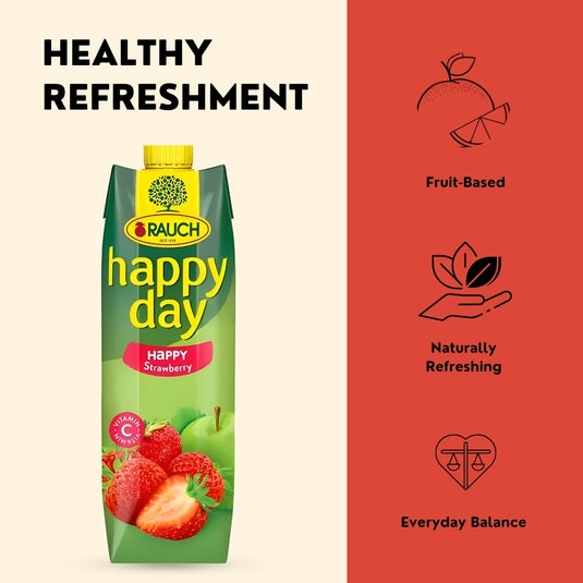 RAUCH Happy Day Happy Strawberry 35% 1 L PET