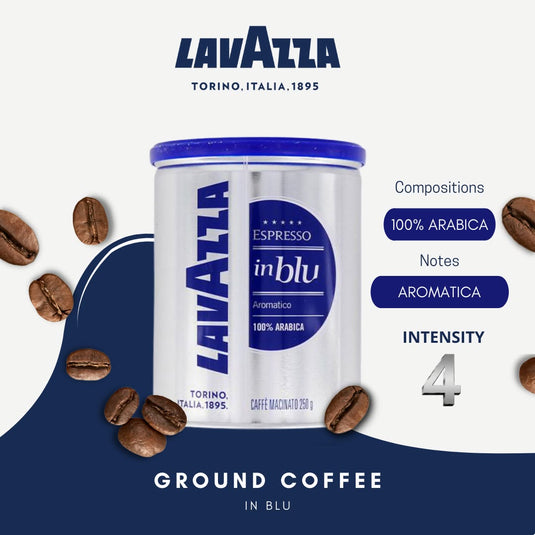 LAVAZZA 250G INBLU ESPRESSO  - TIN GROUND