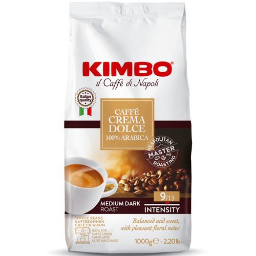 KIMBO Caffè Crema Dolce 100% 阿拉比卡咖啡豆 – 1 公斤