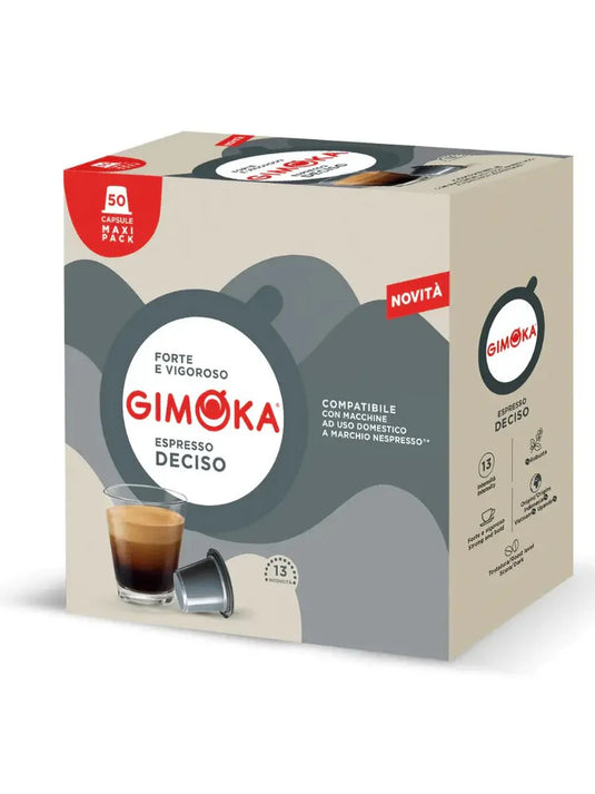 GIMOKA NESPRESSO 50CAPS. ESPRESSO DECISO