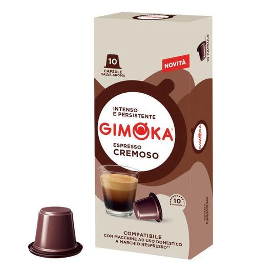 GIMOKA NESPRESSO 10CAPS. ESPRESSO CREMOSO