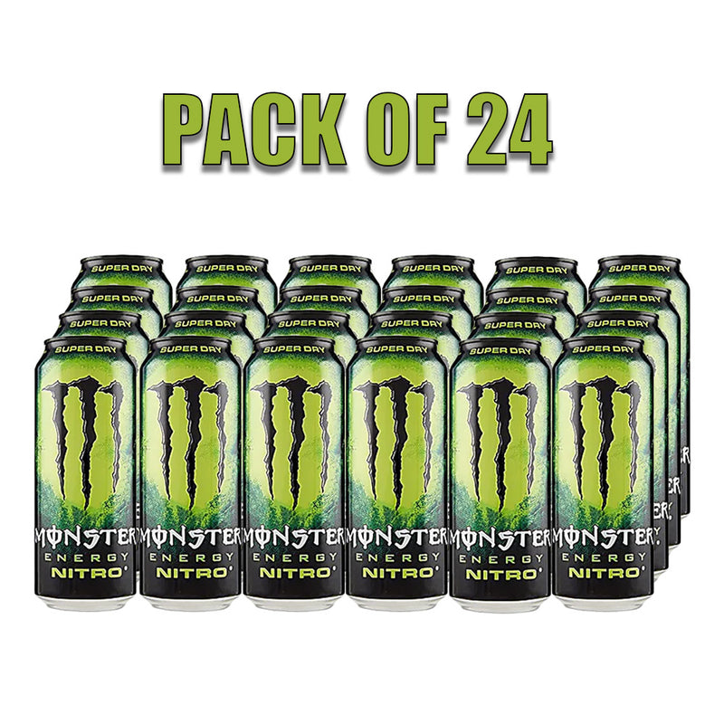 Load image into Gallery viewer, Monster Energy Nitro - Refreshing and Thirst Quenching with Citrus Flavour 500ml Pack of 24
