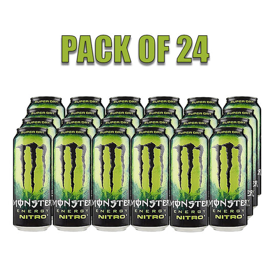 Monster Energy Nitro - Refreshing and Thirst Quenching with Citrus Flavour 500ml Pack of 24