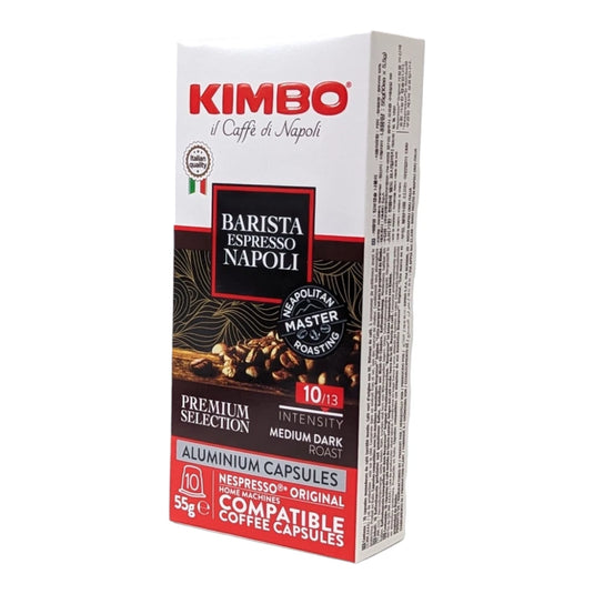 Kimbo 10 粒 Nespresso 铝制那不勒斯 – 10 包